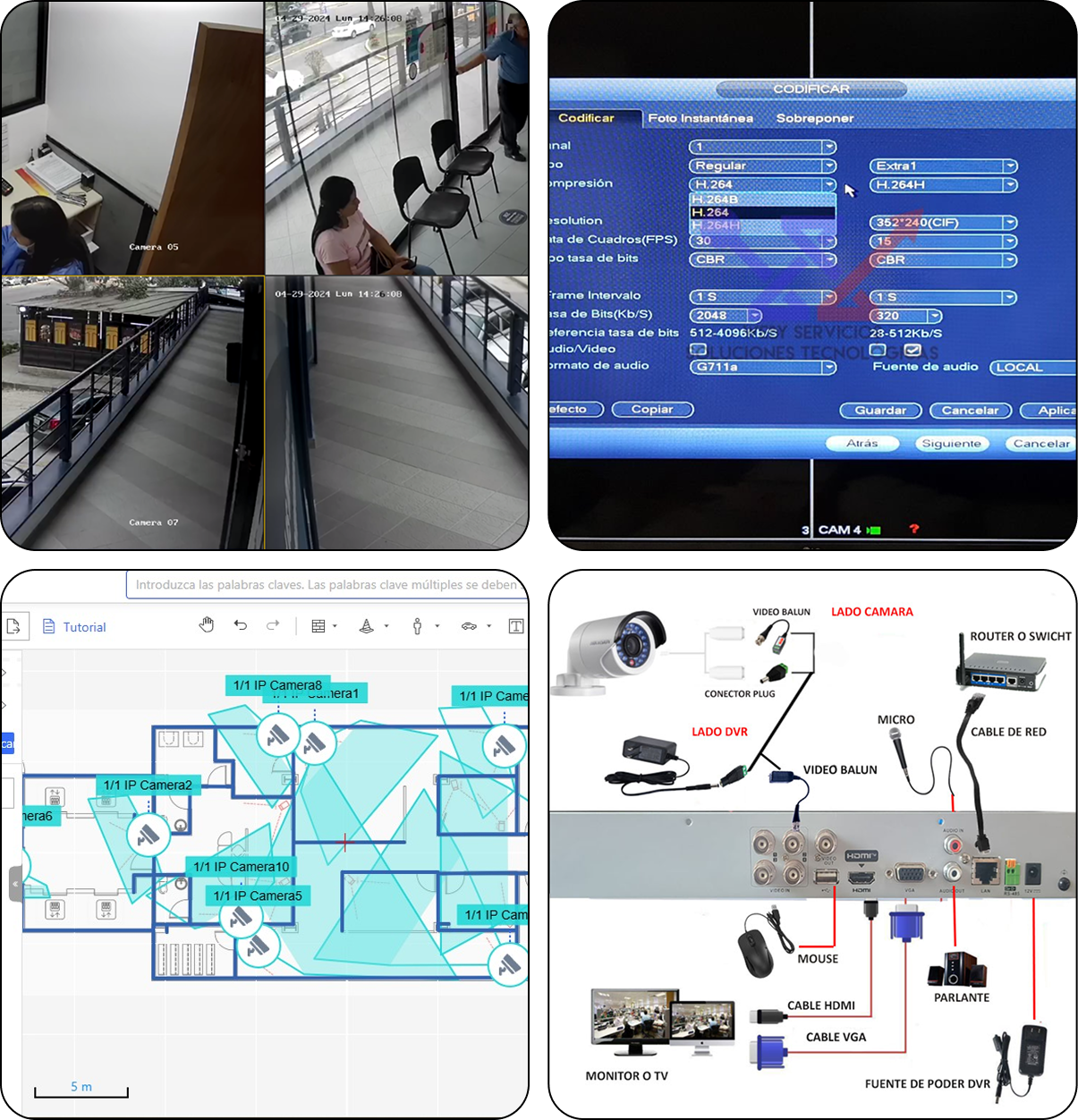 Configuración Profesional de Sistemas CCTV